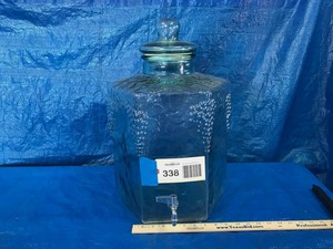 lot 338 image: Glass Sangria Dispenser, Made in Italy