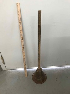lot 438 image: Antique clothes washing plunger