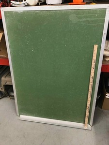 lot 443 image: Vintage wall hanging chalk board