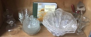 lot 399 image: Appetizers Cook Book, Glassware, Bowls, Etc.