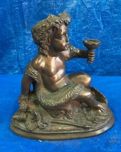 lot 348 image: Metal Statue