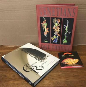 lot 397 image: (3) Books  Glass Artist, David Chihuly and California Romantica
