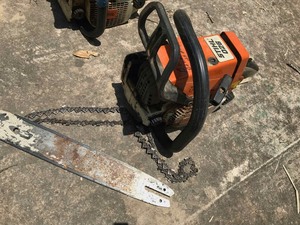 lot 13 image: Stihl 026 Chain Saw Parts