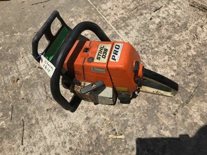 lot 14 image: Stihl 036 Chain Saw, missing bar, unknown condition