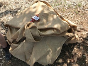 lot 29 image: (3) Triangle Shade Tarp unknown condition or size