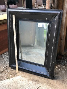 lot 56 image: Hobnail Beveled Mirror