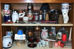 lot 167 image: Candle Holders & Candles
