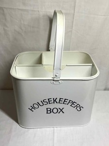 lot 243 image: Enamelware House Keepers Box