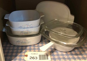 lot 263 image: Corning Ware