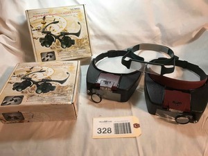 lot 328 image: Head worn magnifiers