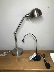lot 354 image: (2) Desk Lamps
