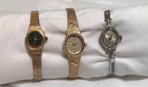lot 377 image: (3) Ladies Wrist Watches