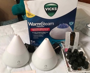 lot 388 image: AOW Solutions Diffusers, Essential oils, Steam Vaporizer