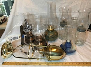 lot 153 image: Oil lamps