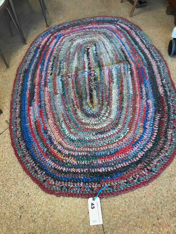 lot 43 image: Rag Rug