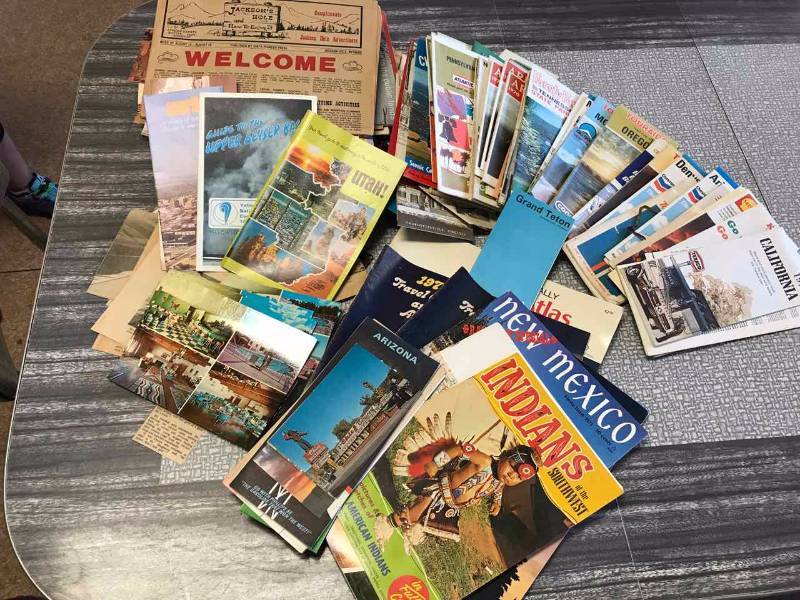 lot 78 image: Travel Brochures & Old Road Maps