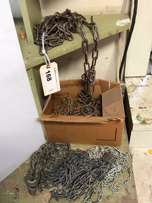 lot 168 image: Asst. Chains