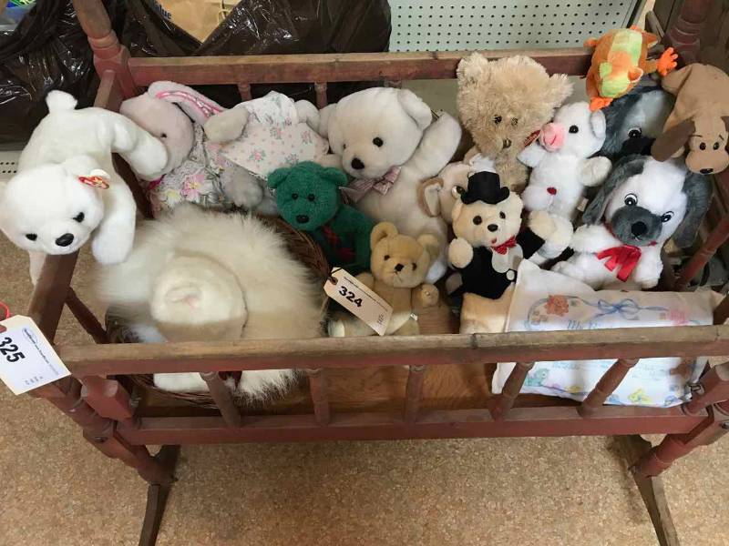 lot 324 image: Asst. Plush Toys Ty & Others