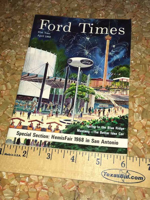 lot 427 image: Vintage Brochure Ford Times, The Boerne Motor Company