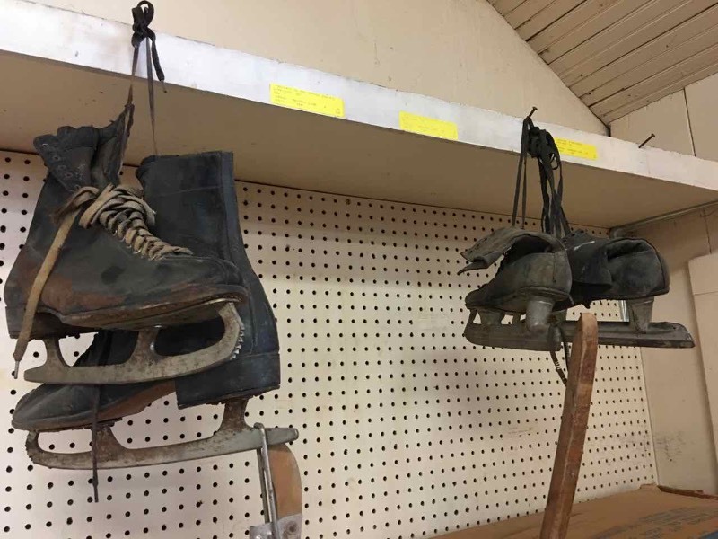 lot 436 image: Two Pair of Old Ice Skates