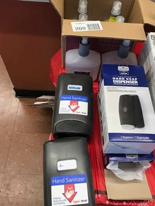 lot 209 image: Hand Soap Dispensers and Refils