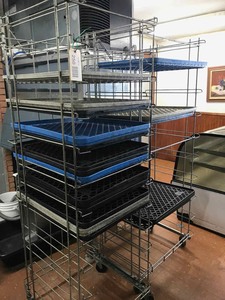 lot 250 image: (2) Bread racks and trays