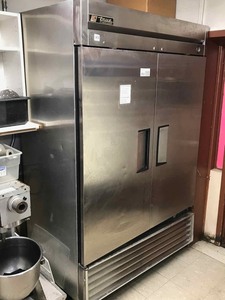 lot 254 image: True Stainless Steel Freezer, Model T-49F, 115 volt