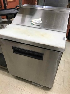 lot 268 image: Refrigerated Supreme Stainless Steel Prep Station, Model SPRE29