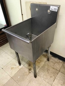 lot 269 image: Stainless Steel Mop Sink