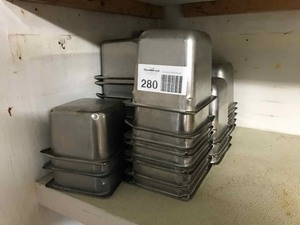 lot 280 image: Stainless Steel Inserts