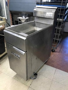lot 299 image: Imperial Fryer on rollers, no baskets, propane