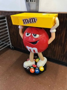 lot 115 image: Red M & M Display for candy