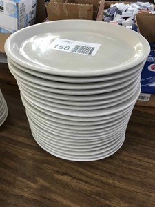 lot 156 image: (21) Stoneware Oval Platters, 11.5 in X 9.5 in