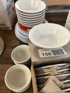 lot 158 image: Assorted stoneware bowls and plates