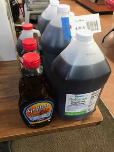 lot 164 image: Assorted Pancake and Waffle Syrup