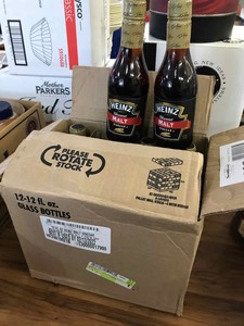 lot 165 image: Heinz Malt Vinegar case plus 2 bottles