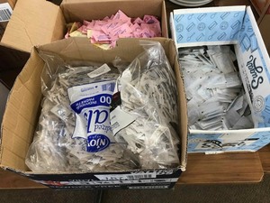 lot 167 image: Packets  Salt, Pepper, Artifical Sweetners