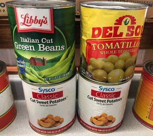 lot 174 image: Sweet Potatoes, Tomatillos, Green Beans