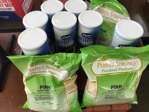 lot 198 image: Coffee Creamer, Pink Sugar Substitutes