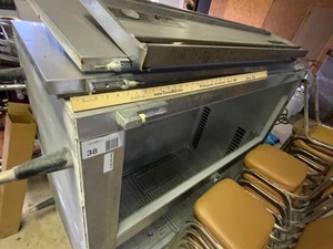 lot 38 image: Salvage Victory 2-Door Refrigerator (compressor not working)  Would make a great smoker