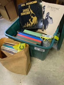 lot 48 image: Asst. Record Albums, Books, Frames