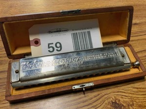 lot 59 image: Harmonica, M. Hohner Germany