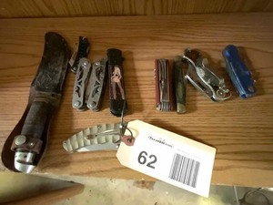 lot 62 image: Asst. Knives (Buck 301 & Others)