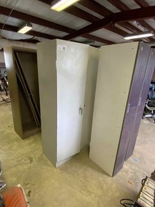 lot 77 image: Metal Cabinets, Particle-Board Lockers