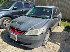 lot 23 image: Storage Lien Red Tag Impound 2004 Honda Civic, gray, No Keys  (VIN 2HGES16524H643543)