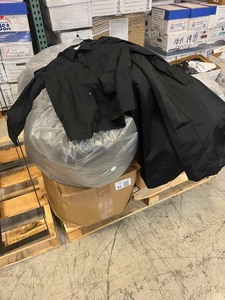 lot 34 image: (3) Bags  Boys Black Shirts and Girls Black Dresses