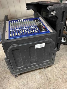 lot 56 image: Yamaha Mixing Console MG164, and an SKV Case