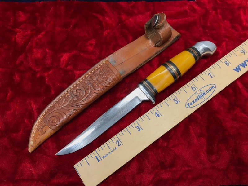 lot 184 image: Knife  Kinsfolk Skinner Y330 with Sheath