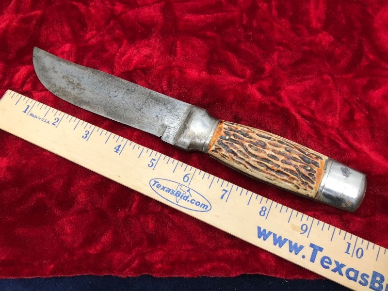 lot 191 image: Knife  Colonial Camp Providence R.I.