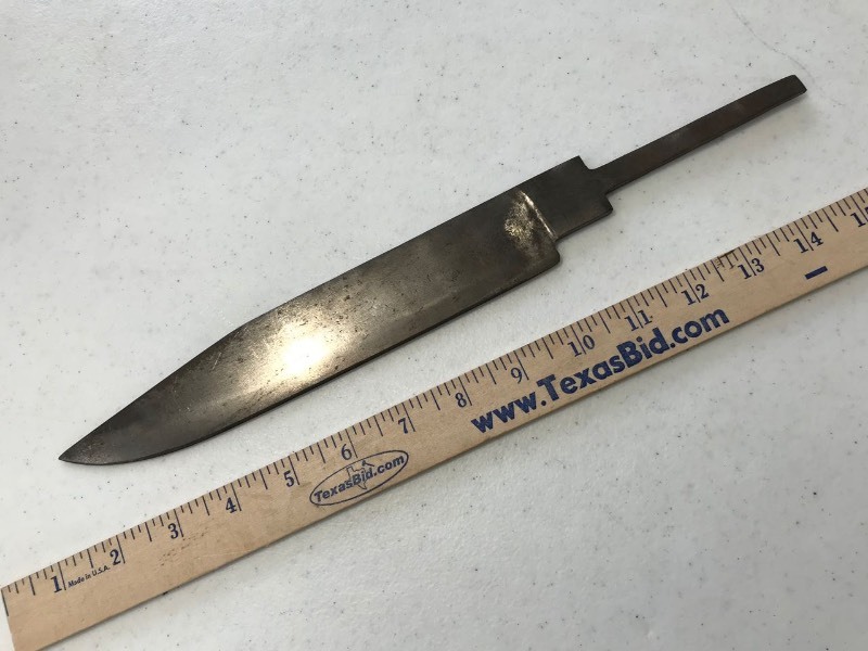 lot 263 image: Forged Unsharpened Bowie Blade Blank
